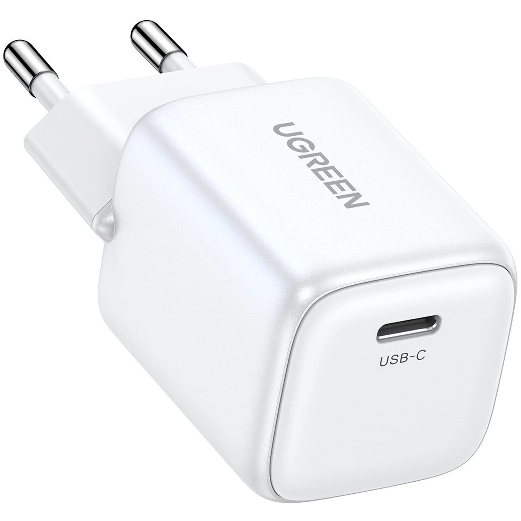 Купить Зарядное устройство Ugreen CD319 Nexode 30W USB-C PD GaN Fast Charger White (15326) - фото 1