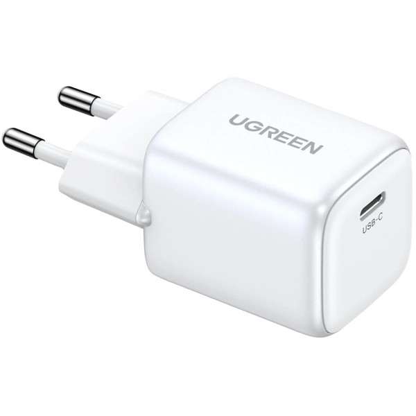 Купить Зарядное устройство Ugreen CD319 Nexode 30W USB-C PD GaN Fast Charger White (15326) - фото 3