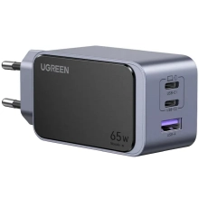 Купити Зарядний пристрій Ugreen X553 Nexode S 65W 3xUSB (2хUSB-C+USB-A) GaN Fast Charger Gray (35042) - фото 2