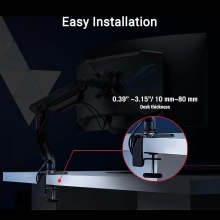 Купить Крепление для монитора (кронштейн) ASUS ROG Ergo Monitor Arm AAS01 (90LA00Q0-B01170) - фото 8