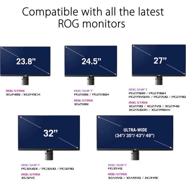 Купить Крепление для монитора (кронштейн) ASUS ROG Desk Mount Kit ACL01 (‎90LA00I7-B011B0) - фото 6