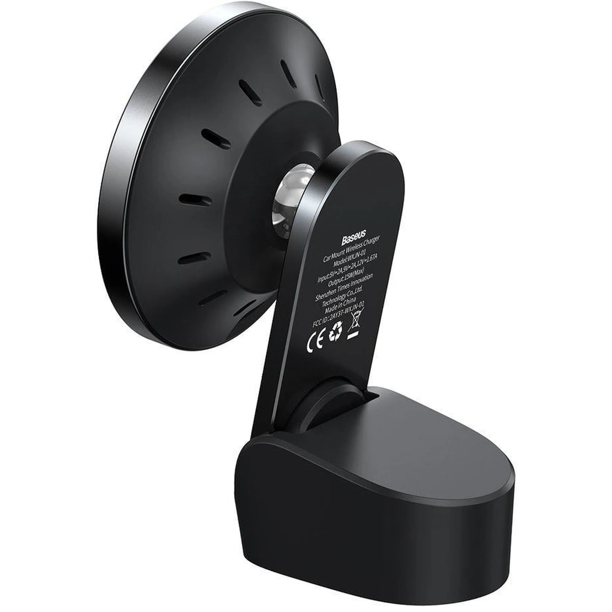 Купить Автомобильный держатель Baseus Big Energy Car Mount Wireless Charger Black (WXJN-01) - фото 5