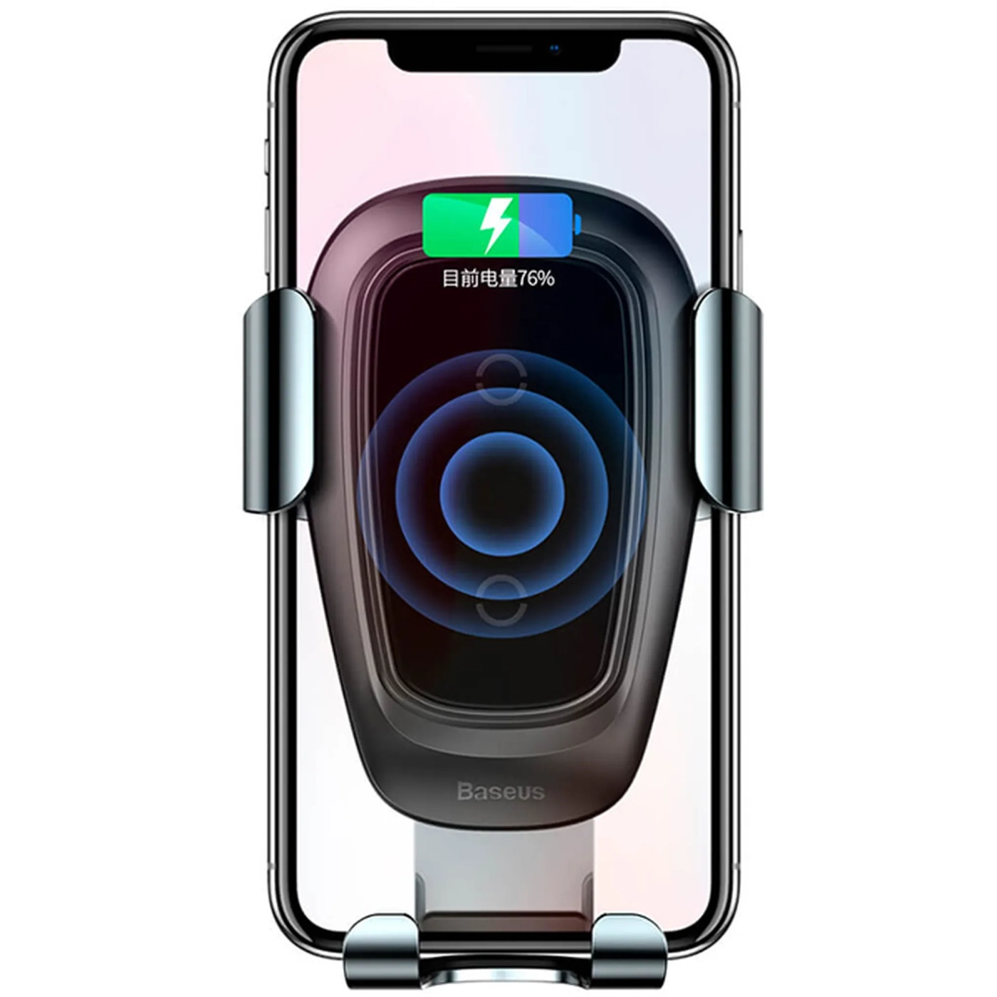 Купить Автомобильный держатель Baseus Metal Gravity Car Mount Wireless Charger Tarnish (WXYL-B0A) - фото 2