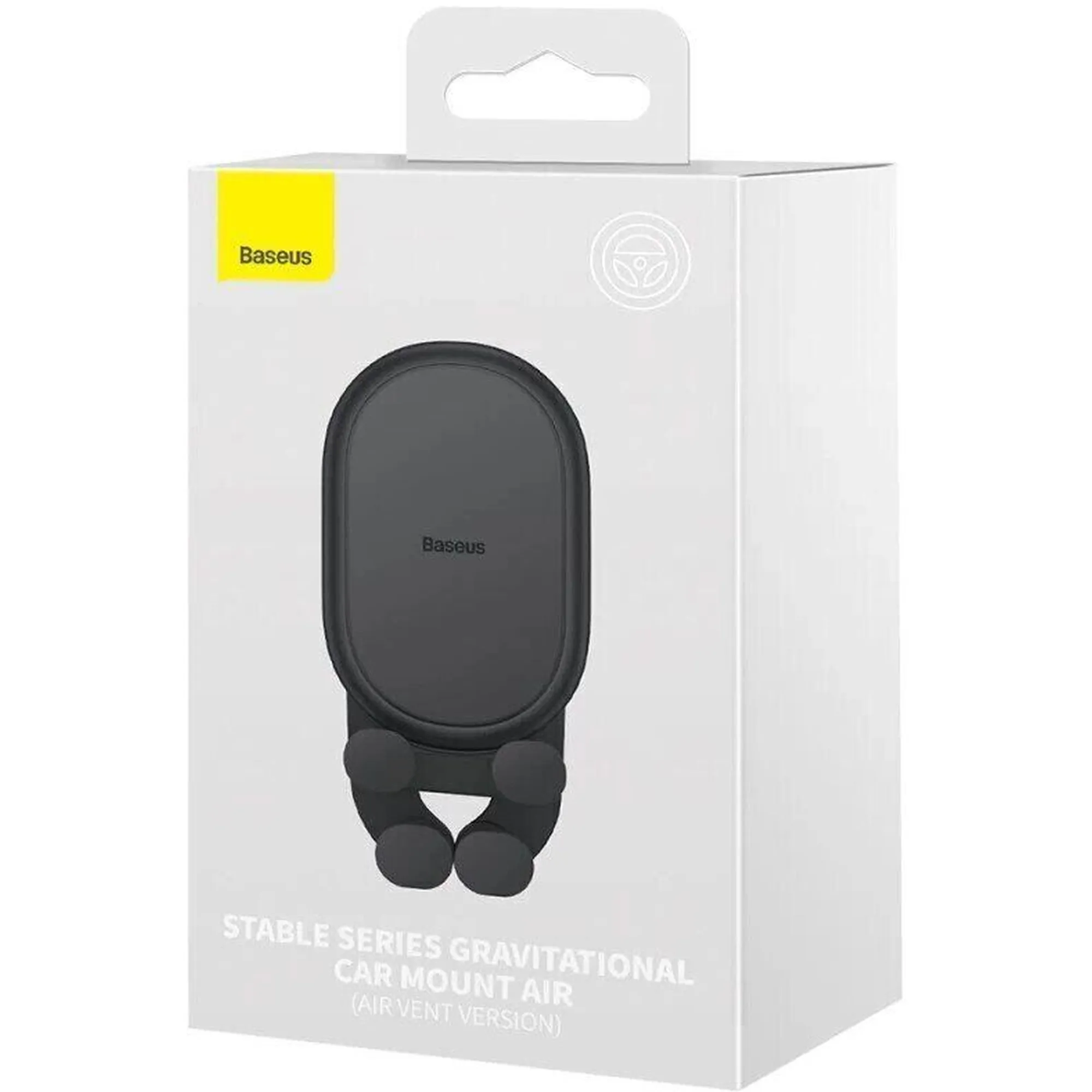 Купити Автомобільний тримач Baseus Stable Gravitational Car Mount Air Black (SUWX020001) - фото 7