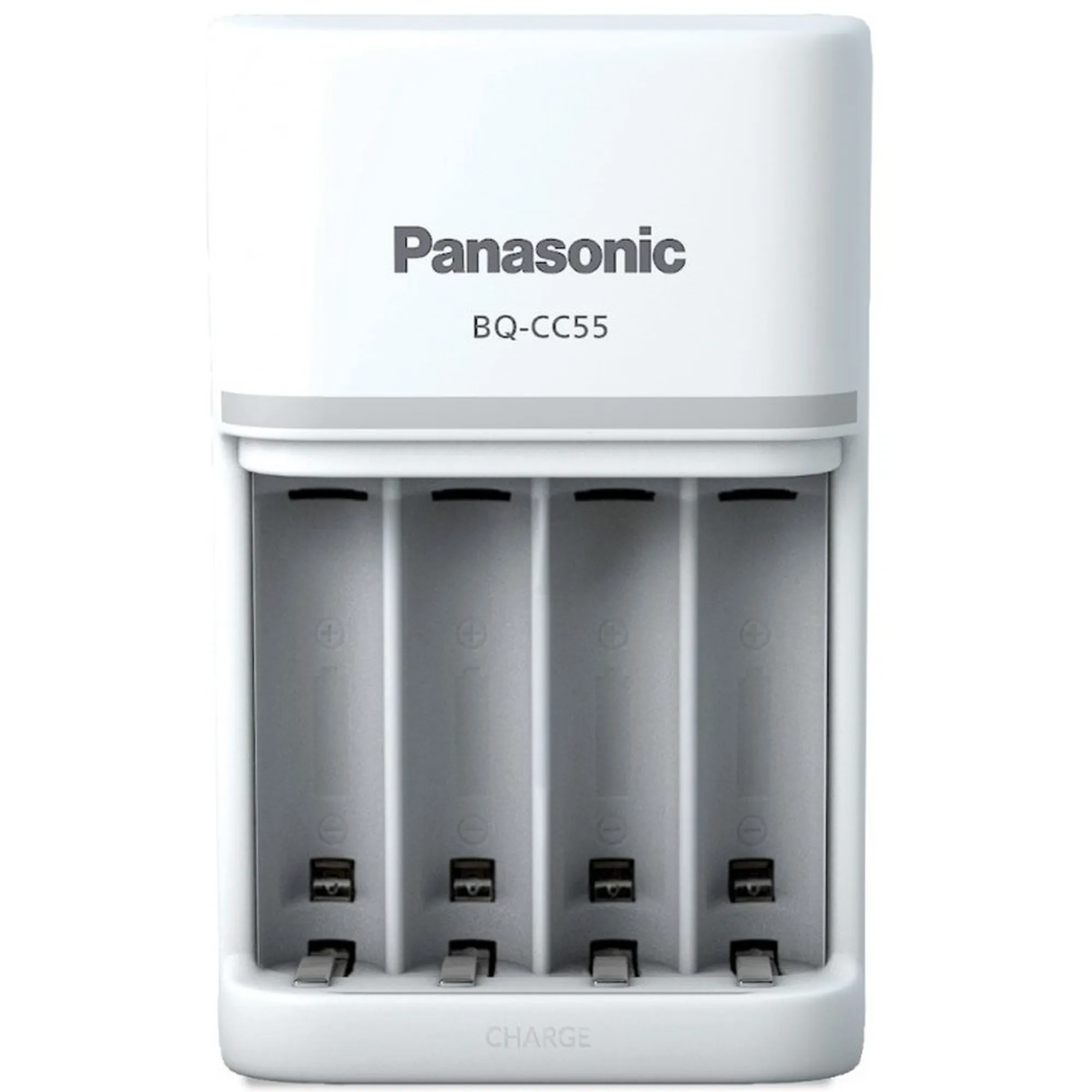 Купить Зарядное устройство Panasonic Smart-Quick Charger для АА/ААА аккумуляторов (BQ-CC55E) - фото 1