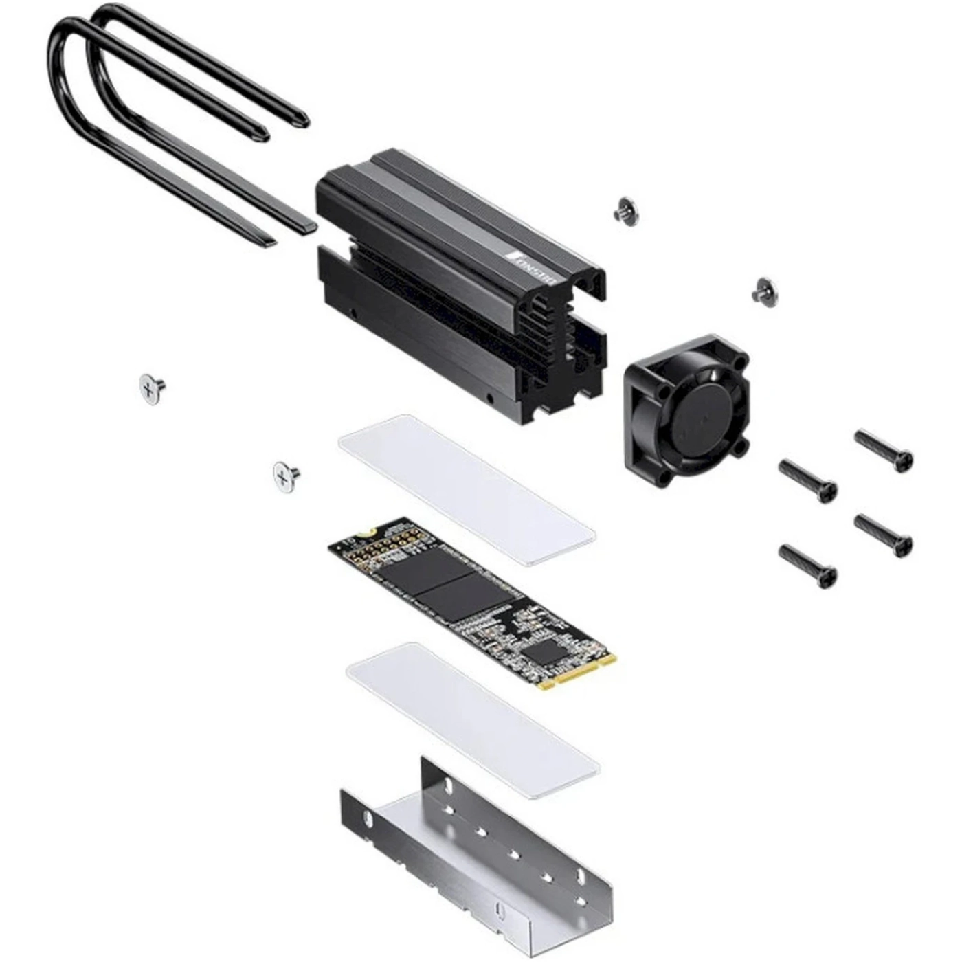 Купить Радиатор Jonsbo M.2-7 для M.2 SSD Black - фото 6