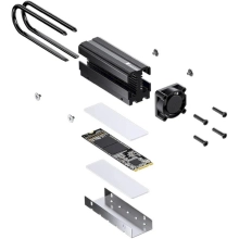 Купить Радиатор Jonsbo M.2-7 для M.2 SSD Black - фото 6