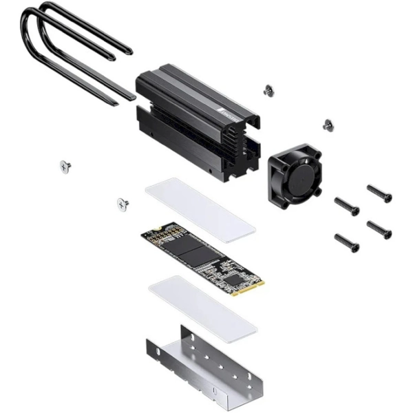 Купить Радиатор Jonsbo M.2-7 для M.2 SSD Black - фото 6