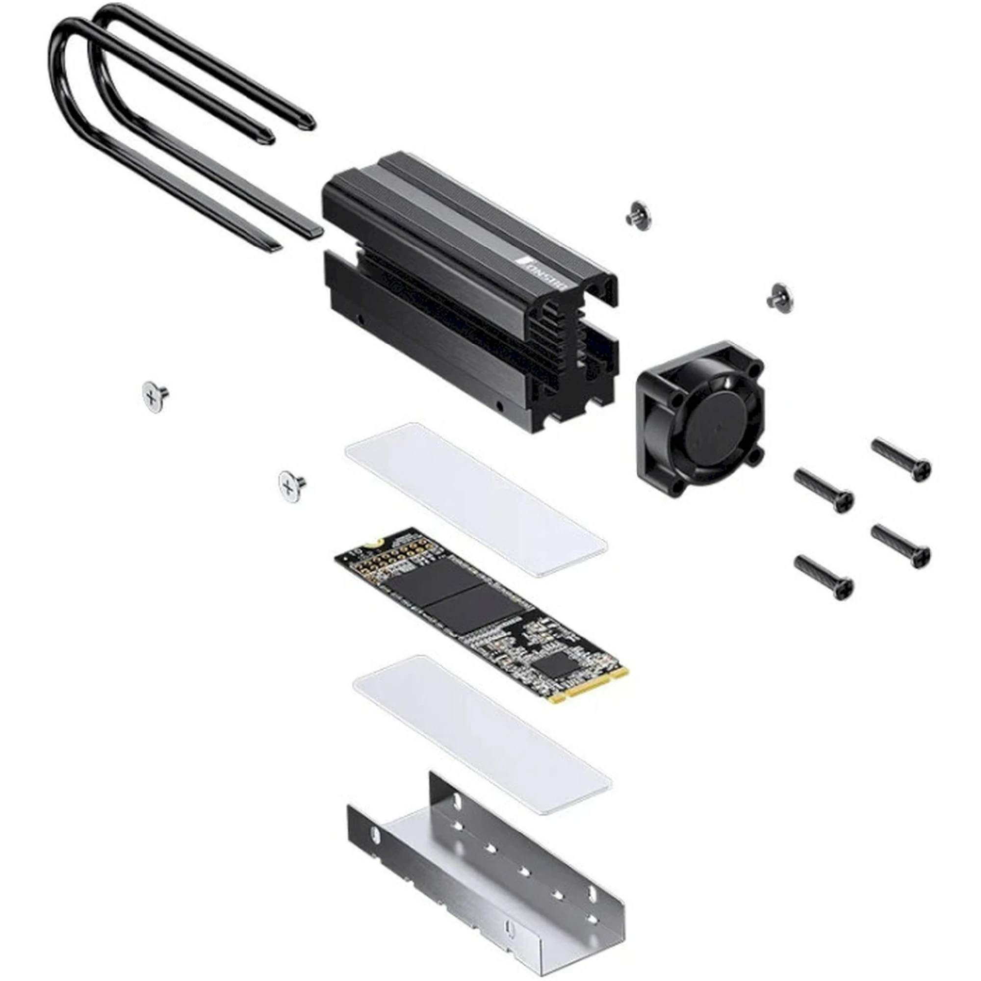 Купить Радиатор Jonsbo M.2-7 для M.2 SSD Black - фото 6