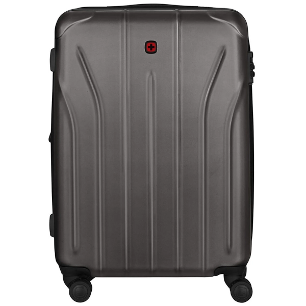Купить Чемодан Wenger Oryson большой, пластик, 4 колеса, серый (653210) - фото 3