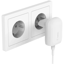 Купить Зарядное устройство Belkin 30W USB-С GAN PD PPS White (WCA005VFWH) - фото 4