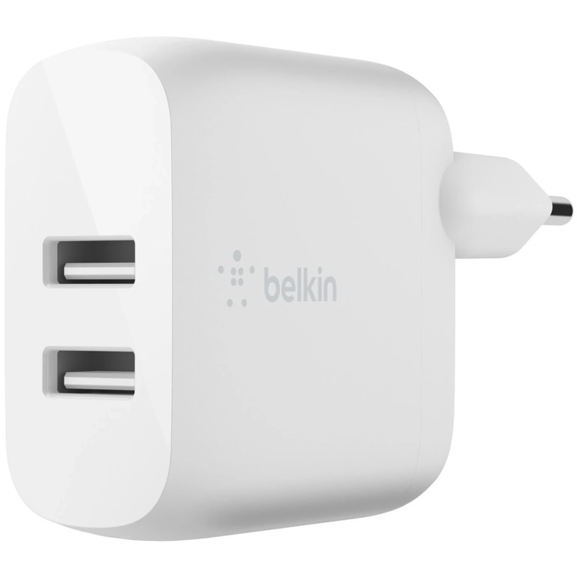 Купить Зарядное устройство Belkin 24W 2хUSB-A White (WCB002VFWH) - фото 1