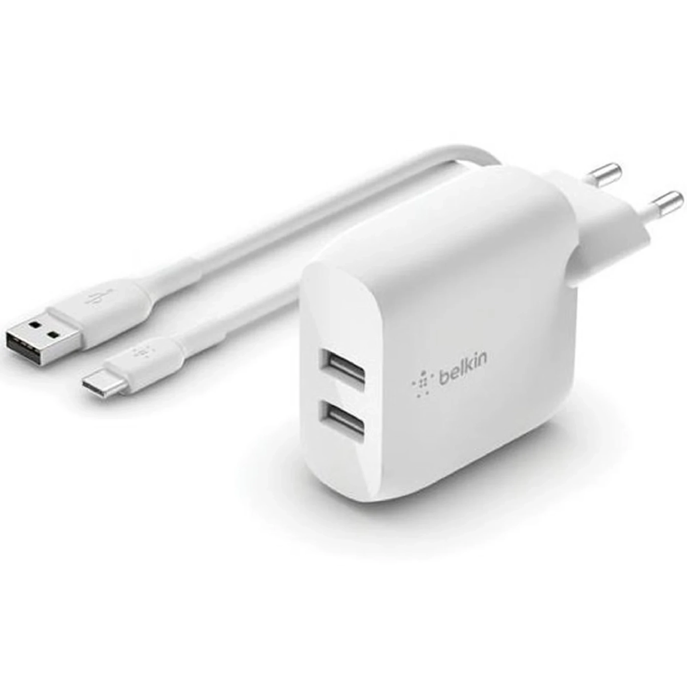 Купити Зарядний пристрій Belkin 24W 2хUSB-A White (WCE001VF1MWH) - фото 4