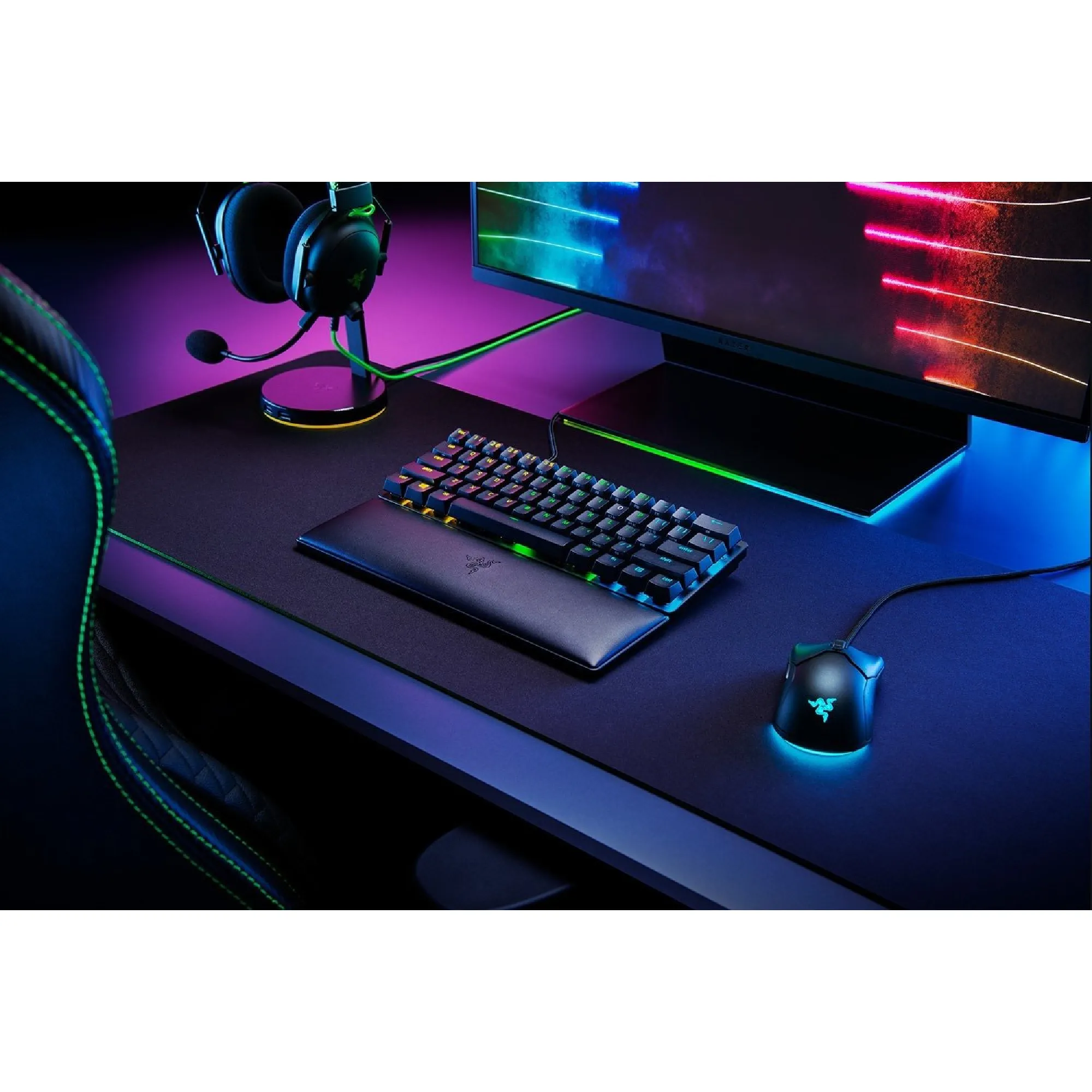 Купити Підставка під зап'ястя Razer Wrist Rest for mini keyboards (RC21-01720100-R3M1) - фото 5