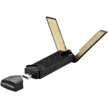 Купити WiFi-адаптер ASUS USB-AX56 + підставка (90IG06H0-MO0R00) - фото 2