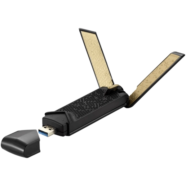 Купити WiFi-адаптер ASUS USB-AX56 + підставка (90IG06H0-MO0R00) - фото 2