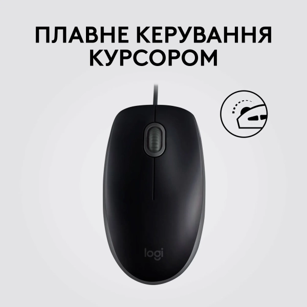 Купить Мышь Logitech B100 USB Black - фото 4