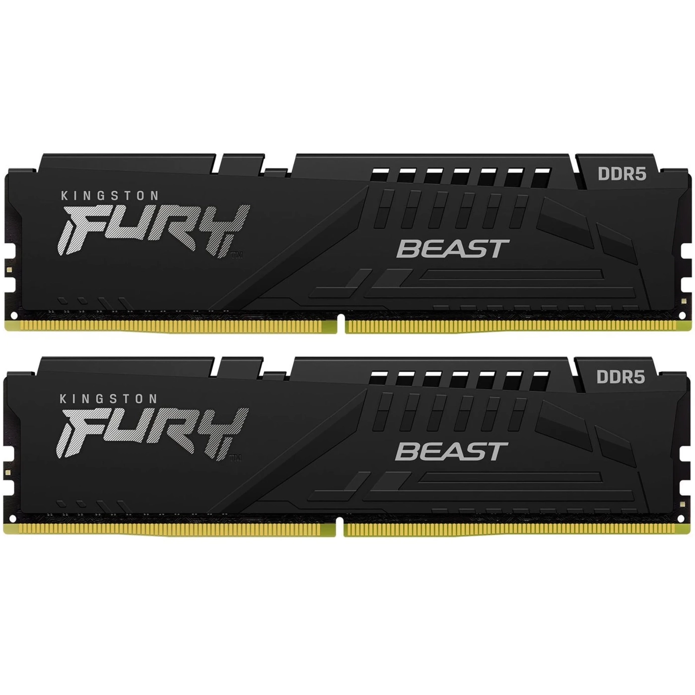 Купить Модуль памяти Kingston Fury Beast Black DDR5-6000 16GB (2x8GB) (KF560C30BBEK2-16) - фото 1
