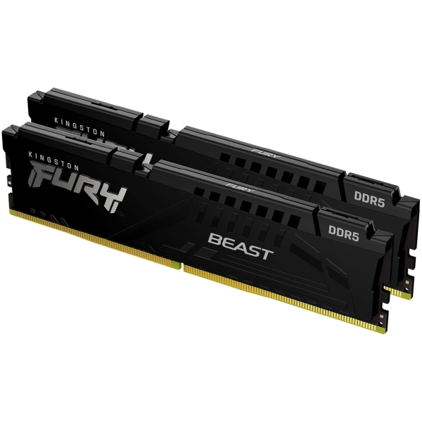 Купить Модуль памяти Kingston Fury Beast Black DDR5-6000 16GB (2x8GB) (KF560C30BBEK2-16) - фото 2