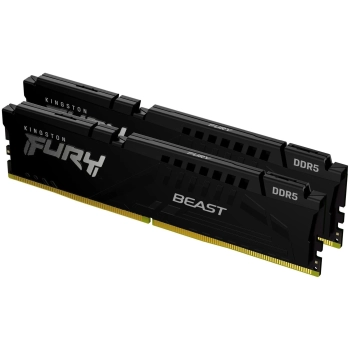 Купити Модуль пам'яті Kingston Fury Beast Black DDR5-5600 16GB (2x8GB) (KF556C36BBEK2-16) - фото 1