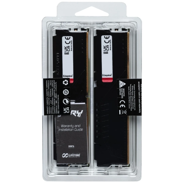 Купить Модуль памяти Kingston Fury Beast Black DDR5-5600 16GB (2x8GB) (KF556C36BBEK2-16) - фото 6