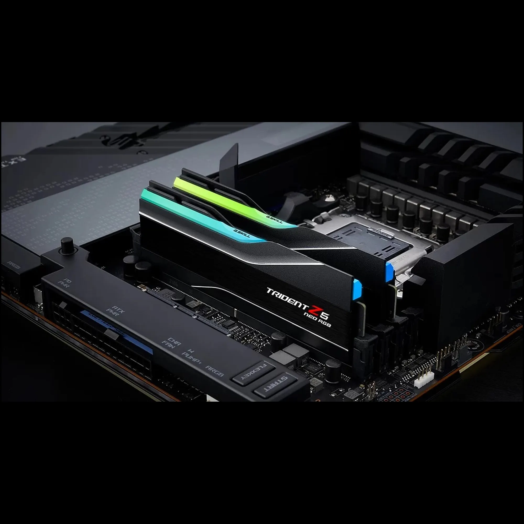 Купить Модуль памяти G.Skill Trident Z5 Neo RGB Black DDR5-8000 32GB (2x16GB) (F5-8000J3848H16GX2-TZ5NR) - фото 5