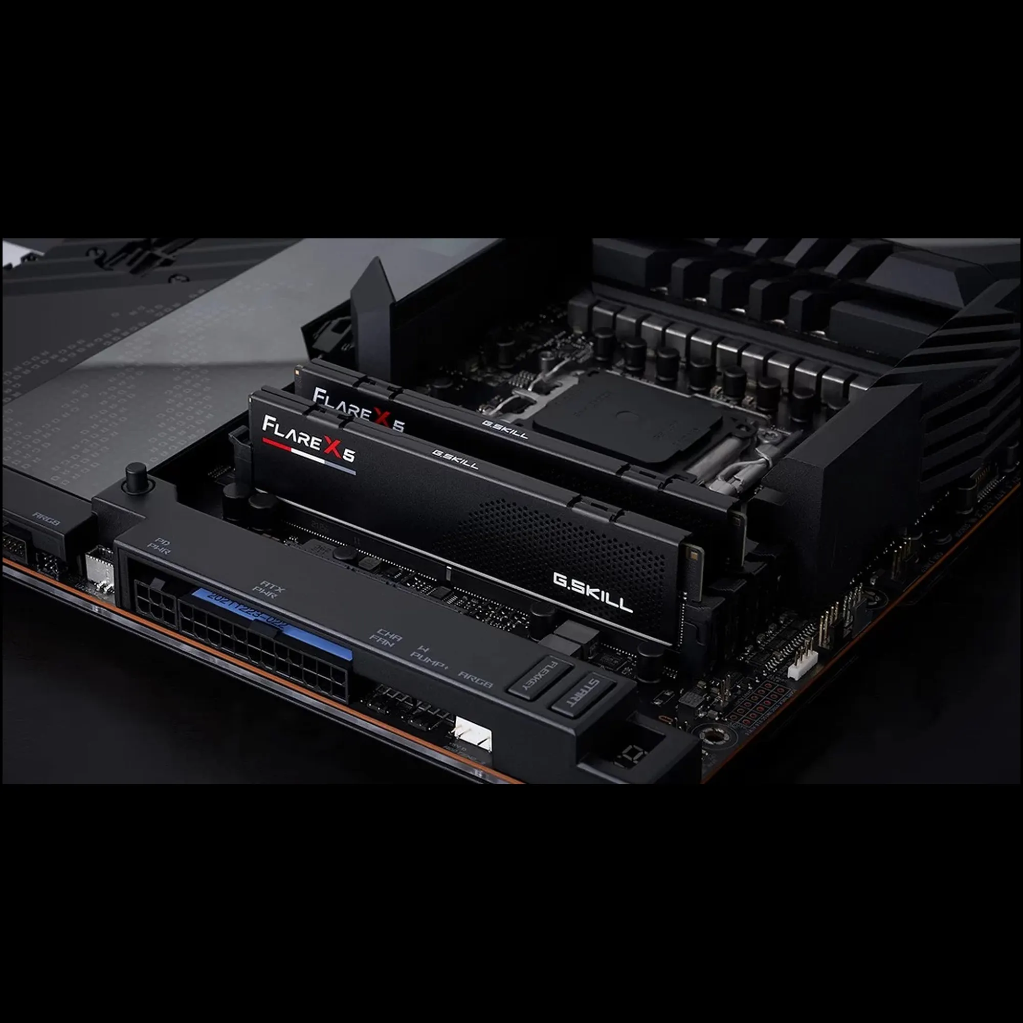 Купить Модуль памяти G.Skill Flare X5 Black DDR5-5200 32GB (2x16GB) (F5-5200J4040A16GX2-FX5) - фото 4