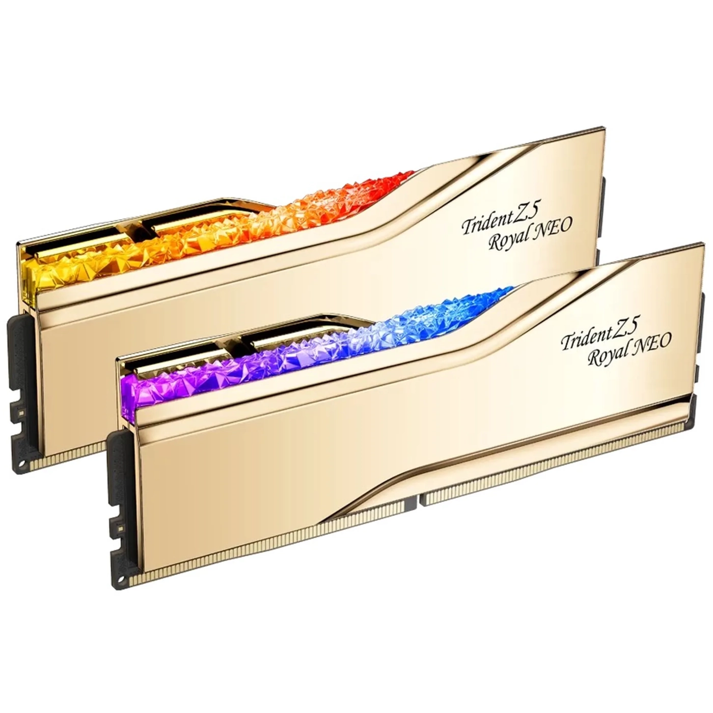 Купити Модуль пам'яті G.Skill Trident Z5 Royal Neo Gold DDR5-6000 64GB (2x32GB) (F5-6000J2636H32GX2-TR5NG) - фото 1