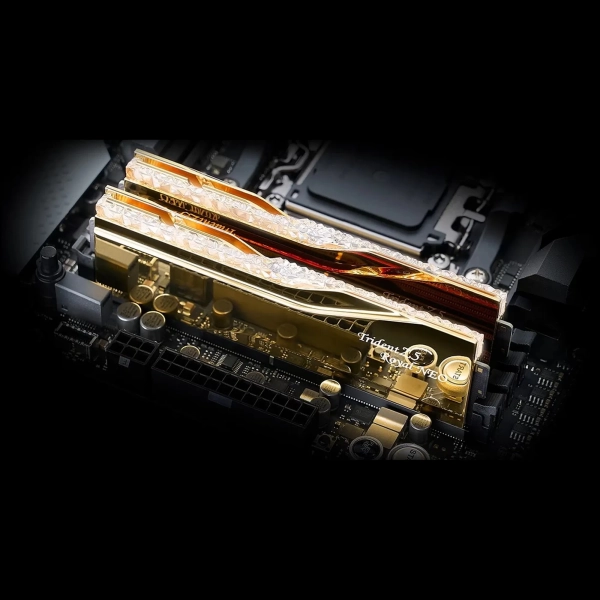 Купити Модуль пам'яті G.Skill Trident Z5 Royal Neo Gold DDR5-6400 32GB (2x16GB) (F5-6400J3039G16GX2-TR5NG) - фото 6