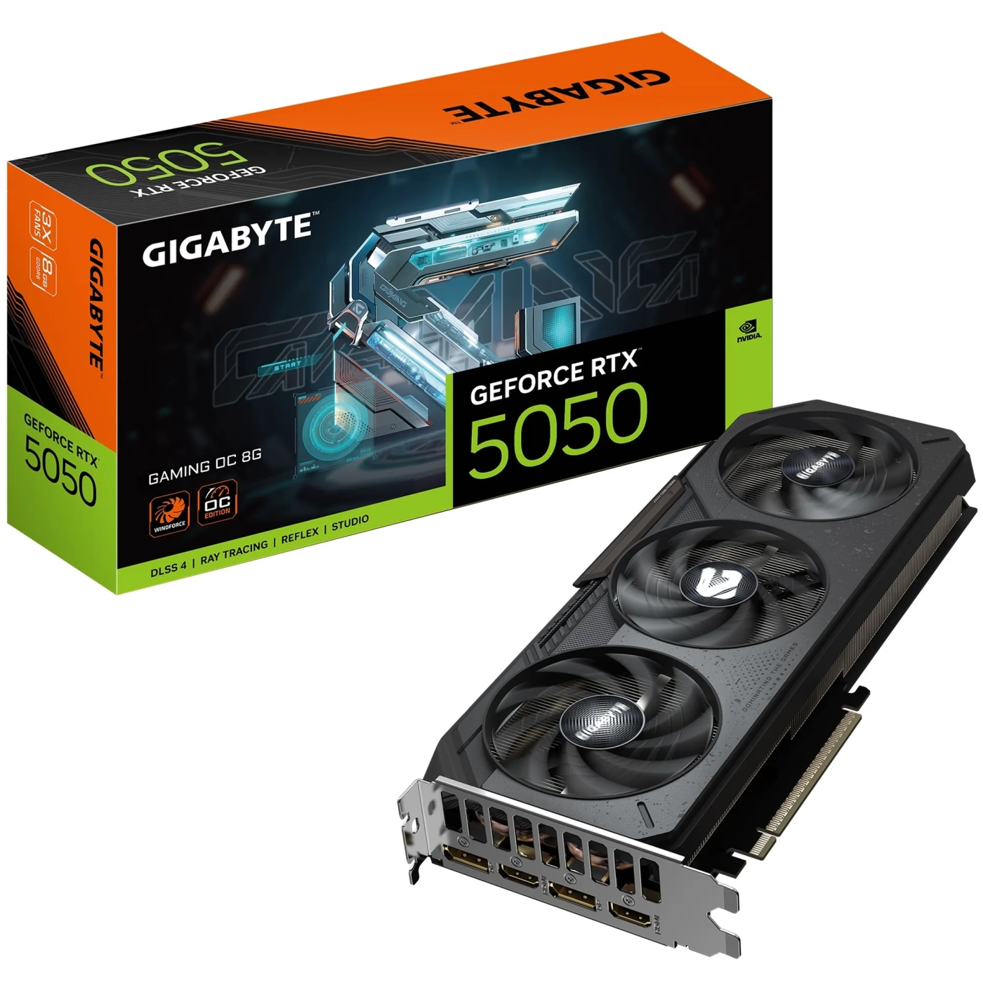 Купить Видеокарта GIGABYTE Nvidia GeForce RTX 5050 GAMING OC 8G (GV-N5050GAMING OC-8GD) - фото 10