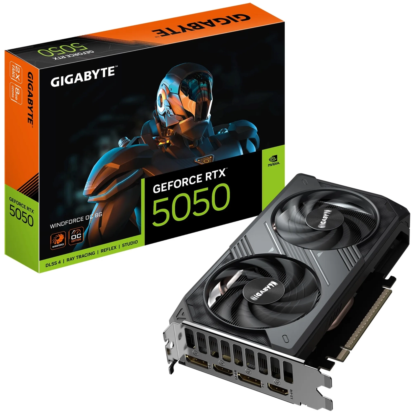 Купить Видеокарта GIGABYTE Nvidia GeForce RTX 5050 WINDFORCE OC 8G (GV-N5050WF2OC-8GD) - фото 10