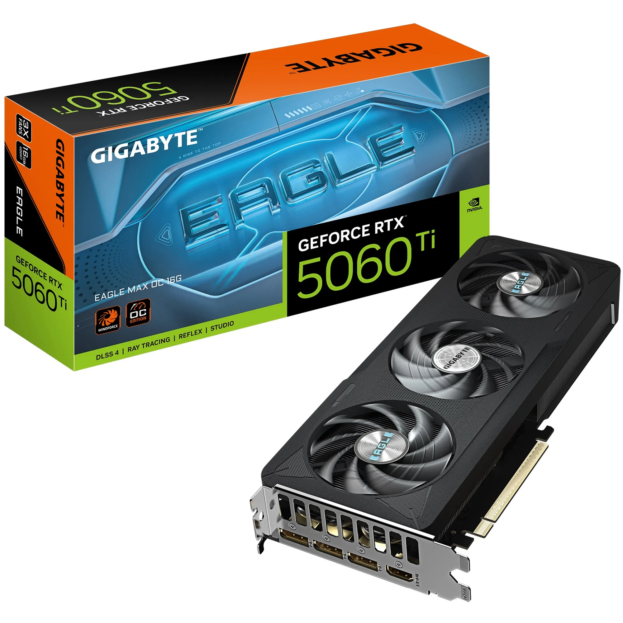 Купити Відеокарта GIGABYTE Nvidia GeForce RTX 5060 Ti EAGLE MAX OC 16G (GV-N506TEAGLEMAX OC-16GD) - фото 10