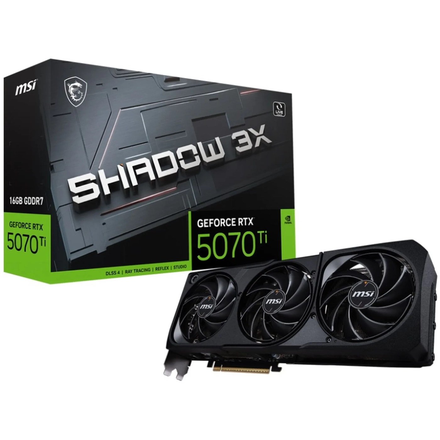 Купити Відеокарта MSI Nvidia GeForce RTX 5070 Ti SHADOW 3X 16G (G507T-16S3) - фото 7