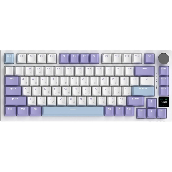 Купить Клавиатура Ajazz AK820 Pro RGB Gift Switch Wireless With Screen (AK820PRO-G-PWB) - фото 2