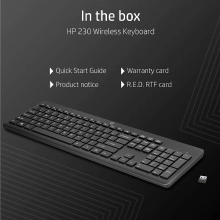Купить Клавиатура HP 230 Wireless Black (3L1E7AA) - фото 3