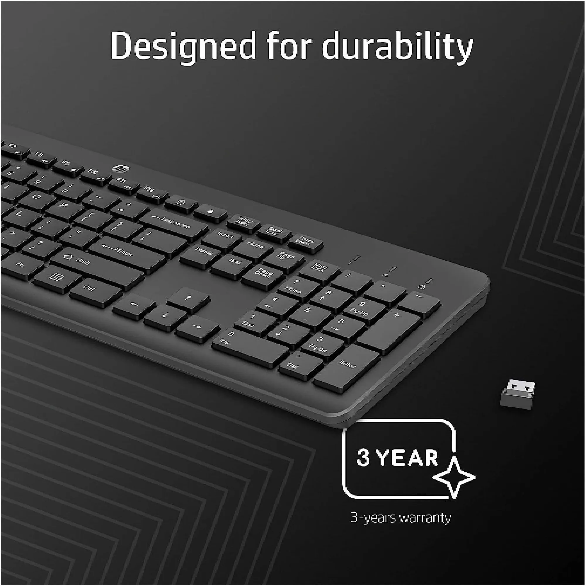 Купить Клавиатура HP 230 Wireless Black (3L1E7AA) - фото 4