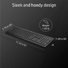 Купить Клавиатура HP 230 Wireless Black (3L1E7AA) - фото 5