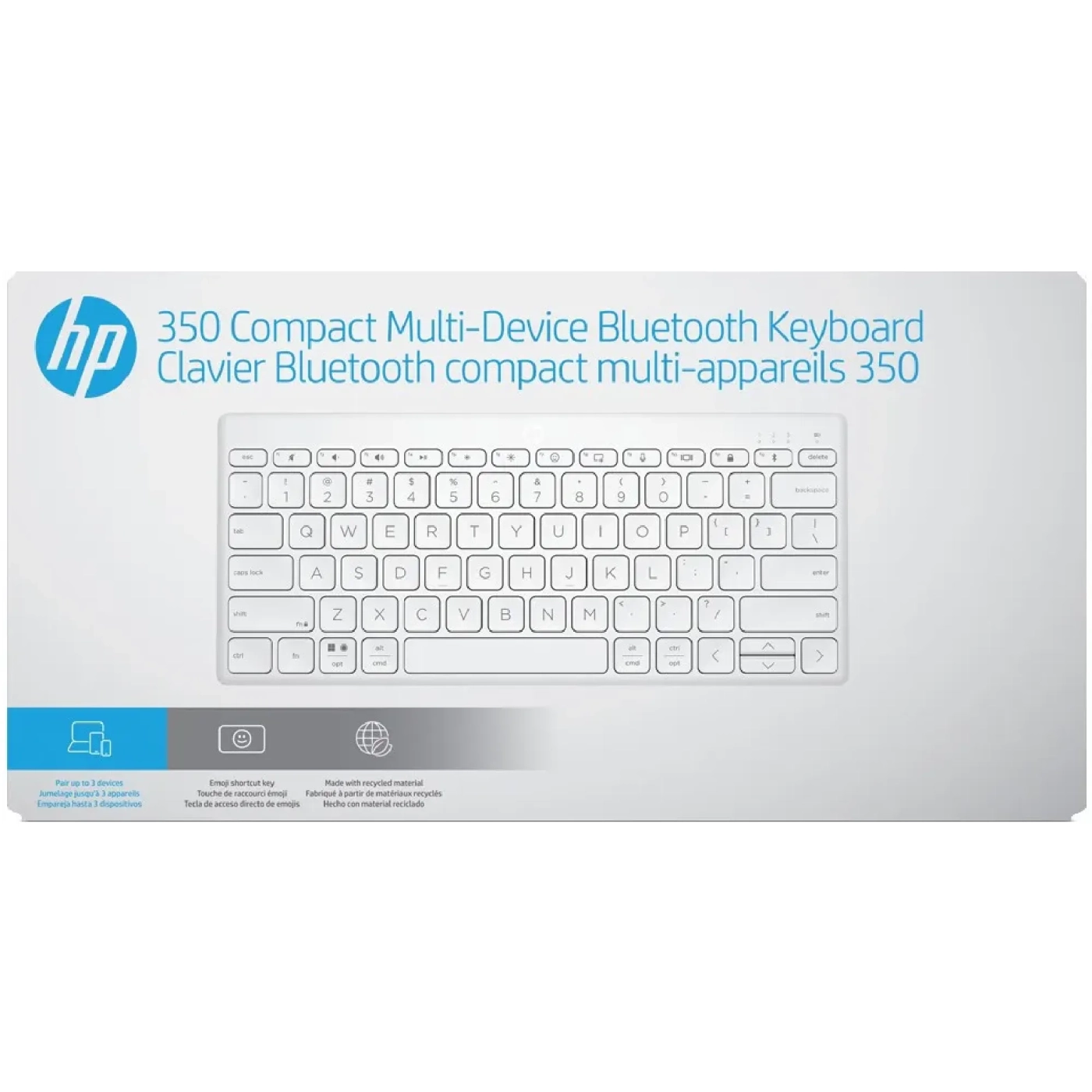 Купити Клавіатура HP 350 Bluetooth White (692T0AA) - фото 8