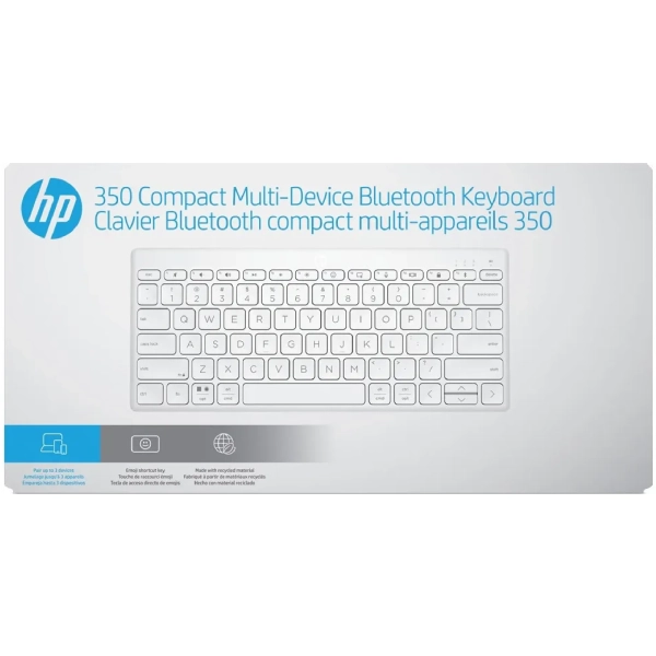 Купити Клавіатура HP 350 Bluetooth White (692T0AA) - фото 8