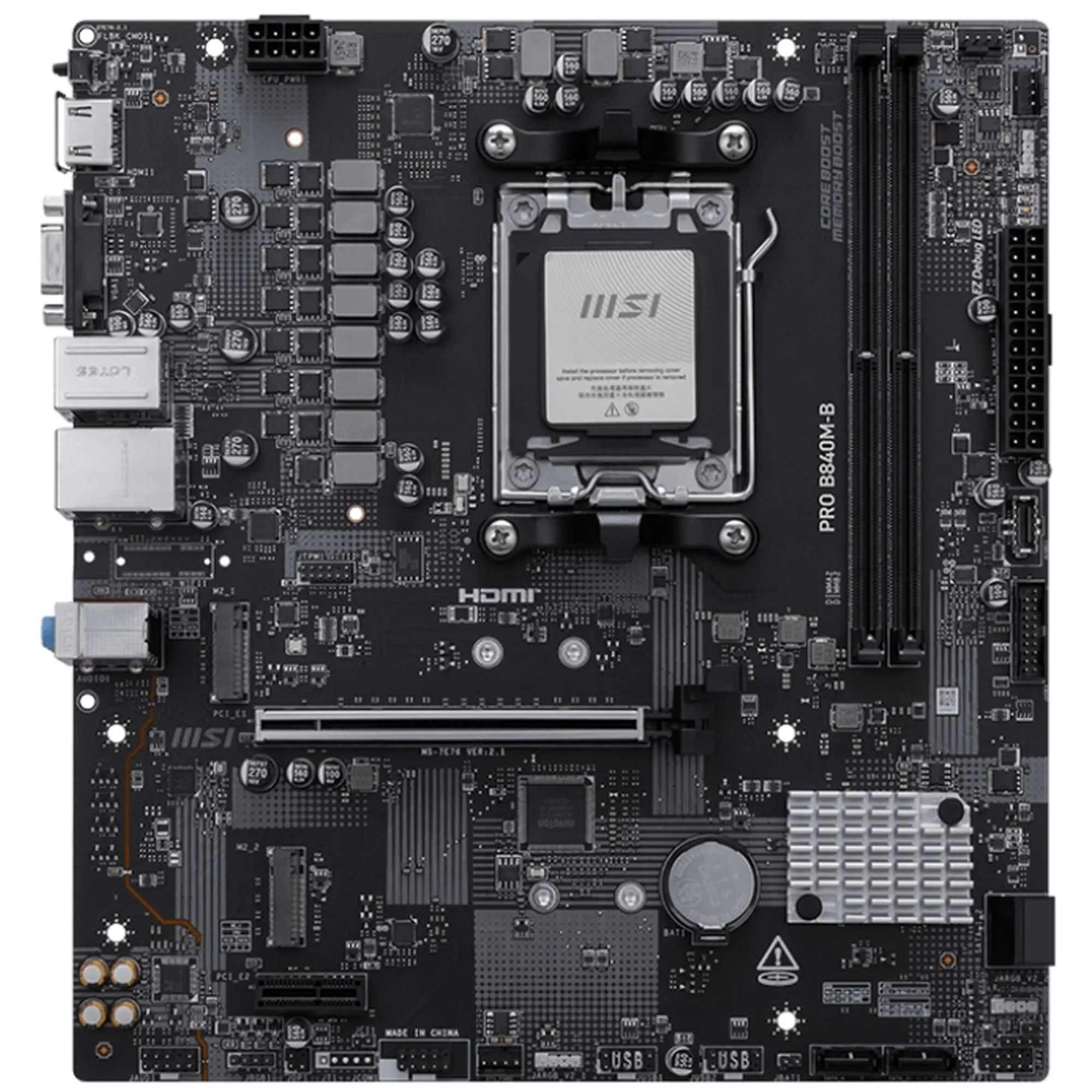 Купить Материнская плата MSI Pro B840M-B - фото 1