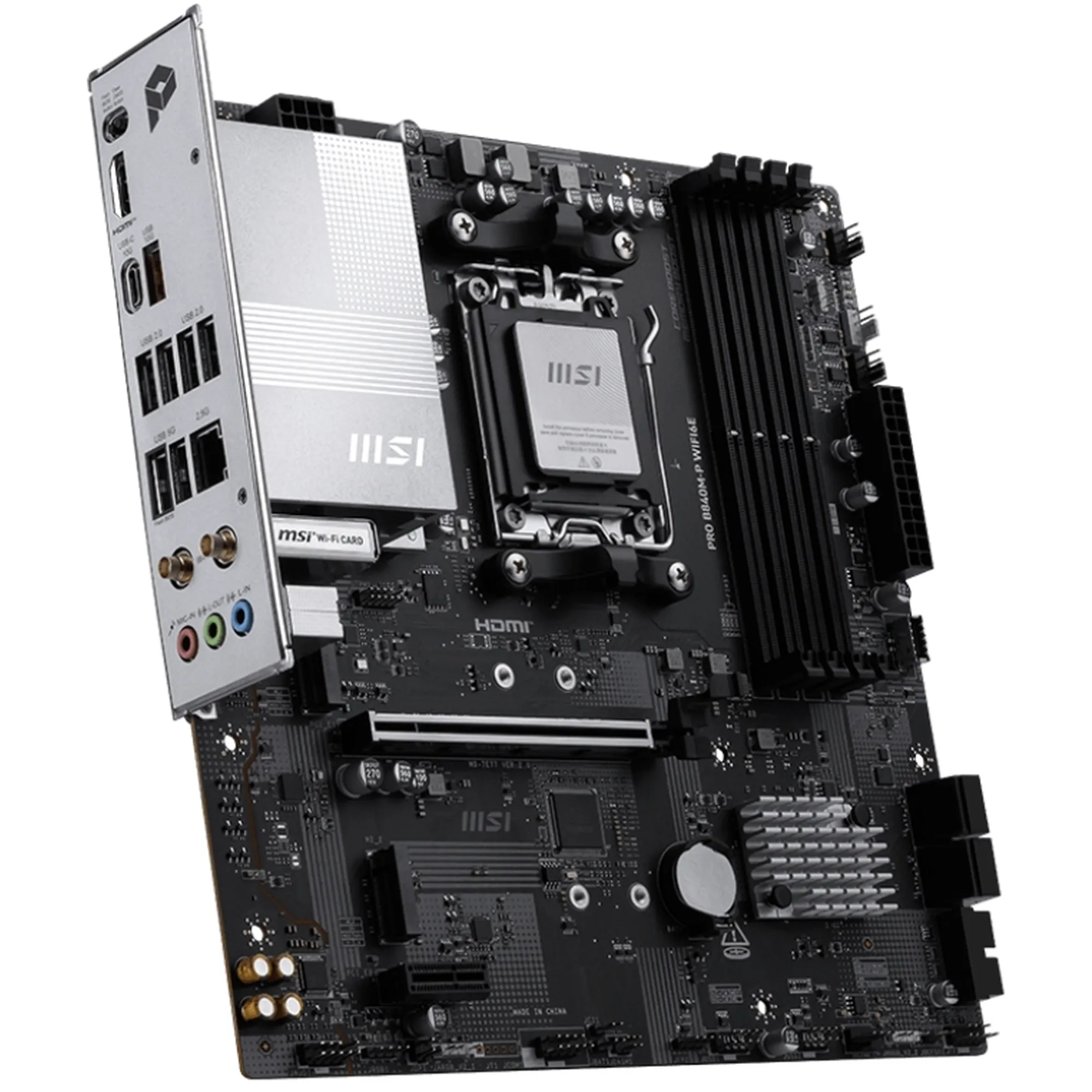 Купить Материнская плата MSI Pro B840M-P WiFi6E - фото 2