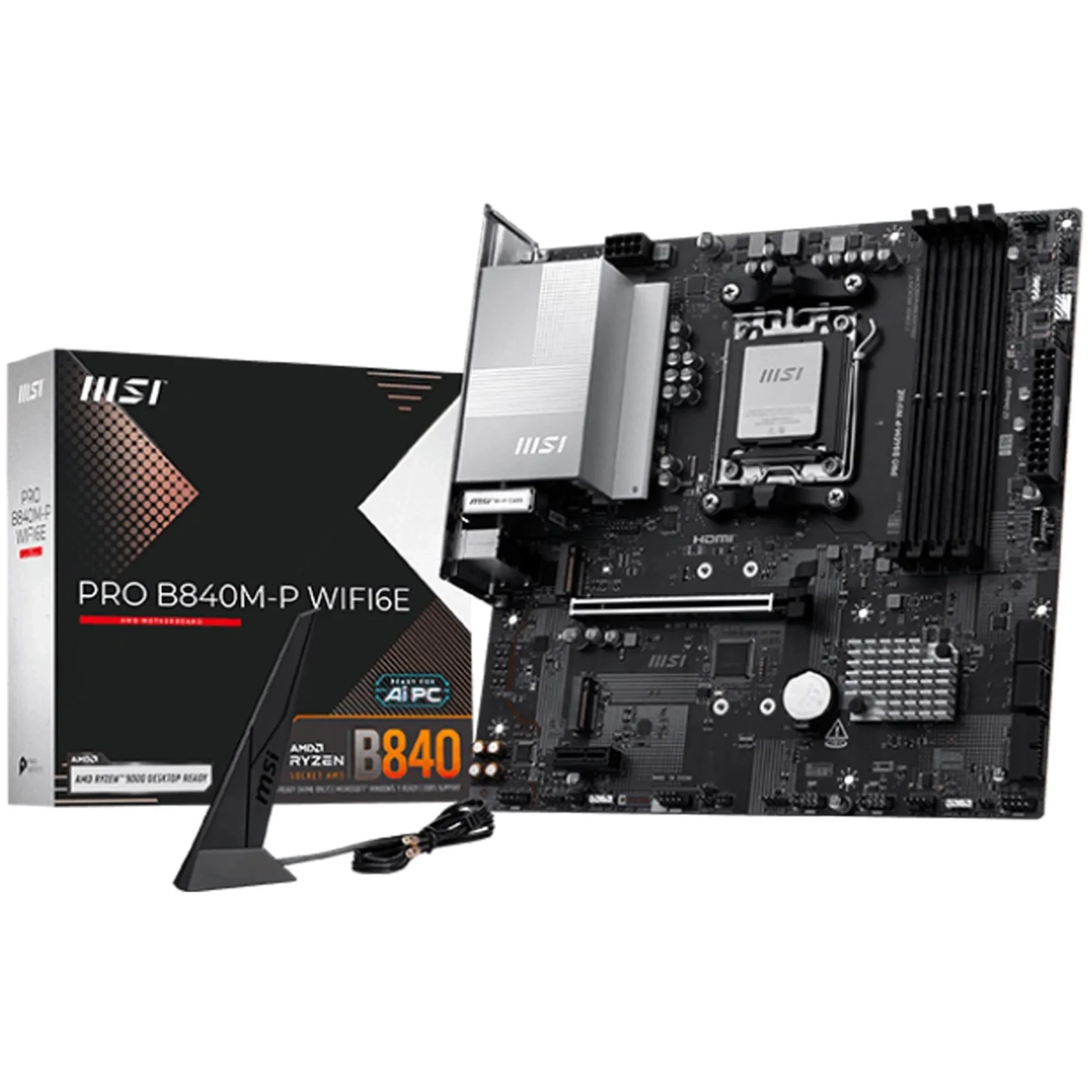 Купить Материнская плата MSI Pro B840M-P WiFi6E - фото 1