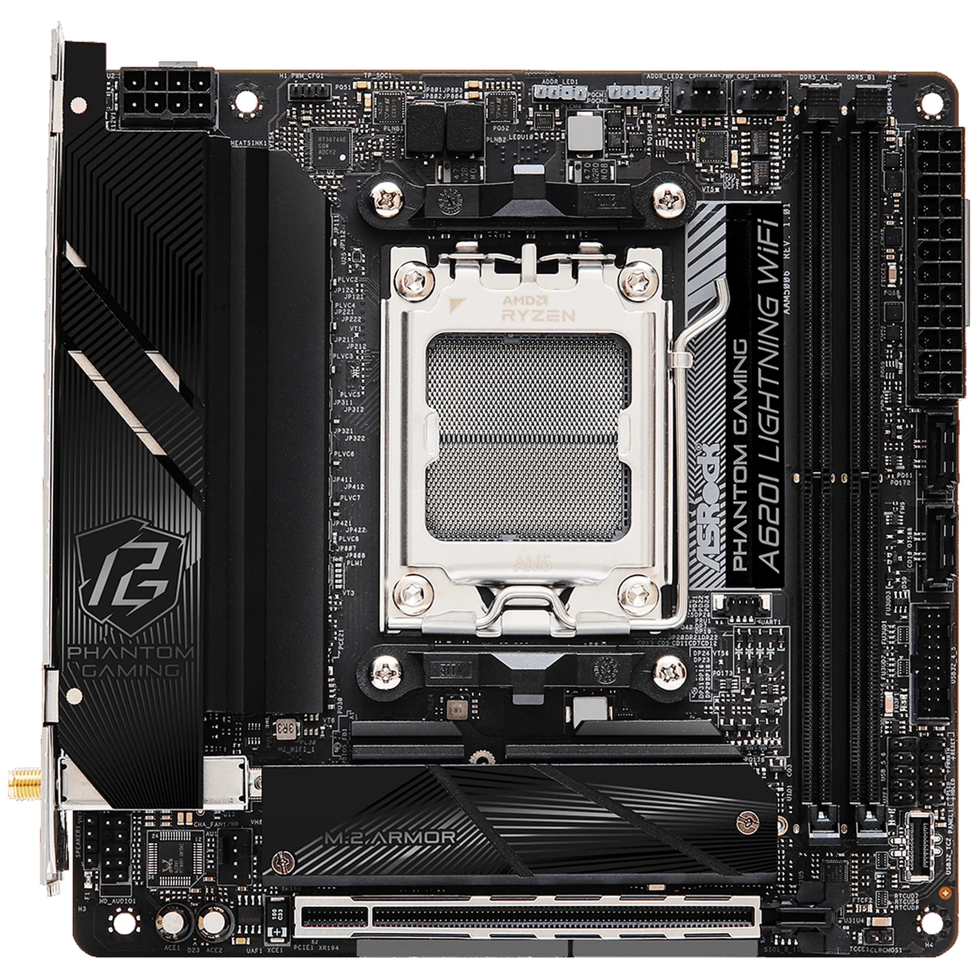 Купить Материнская плата ASRock A620I Lightning WiFi - фото 1