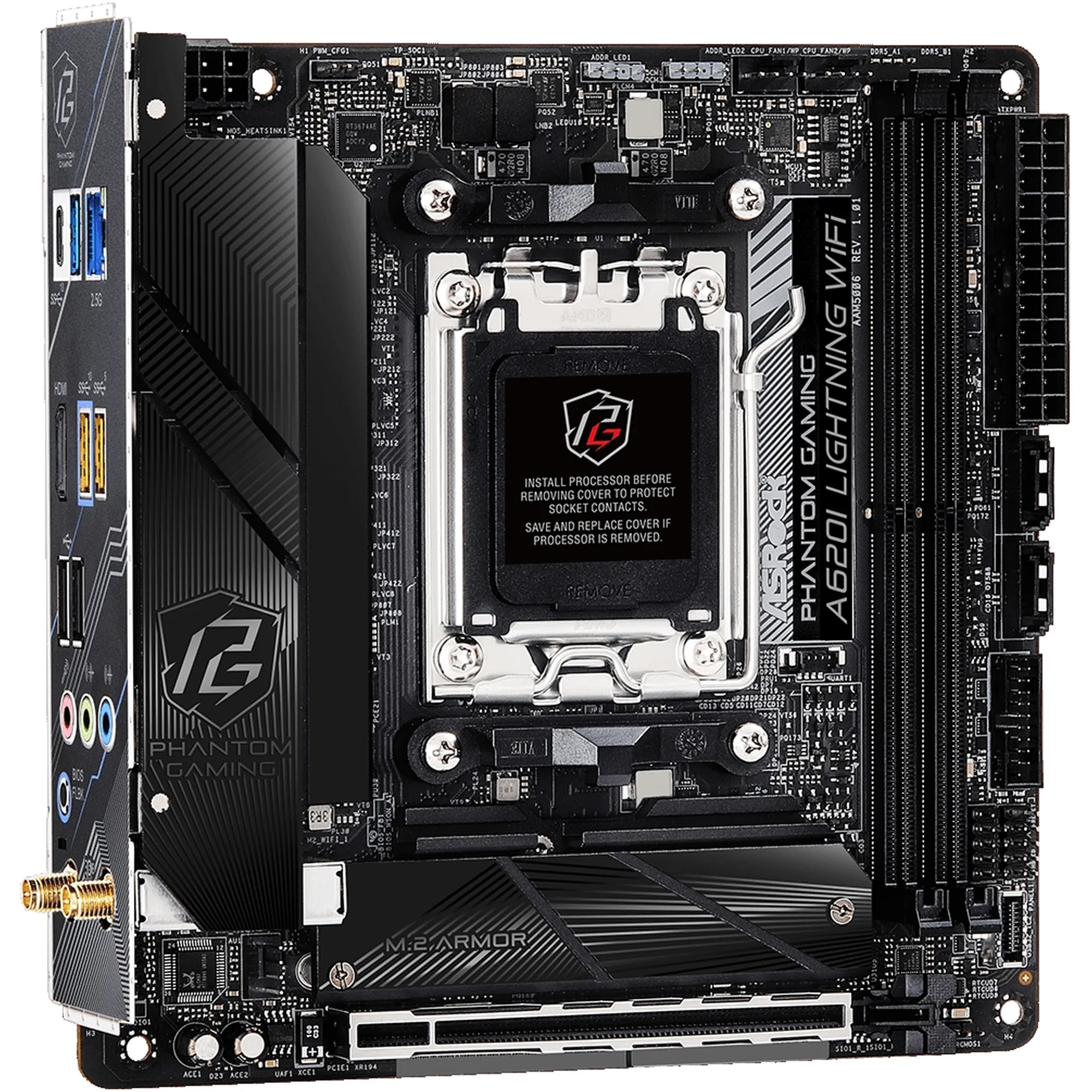 Купить Материнская плата ASRock A620I Lightning WiFi - фото 4