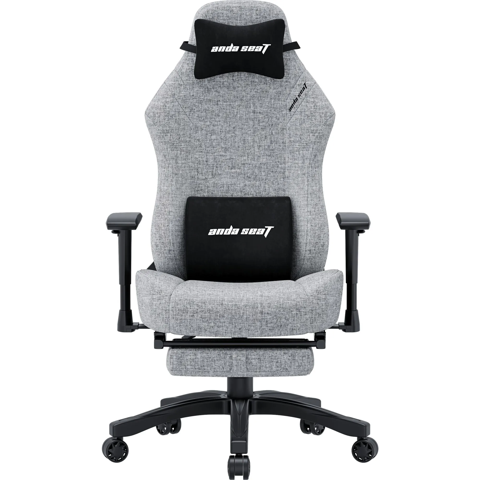 Купити Крісло для геймерів Anda Seat Luna Pro Gray Fabric Size L (AD18T-44-G-F) - фото 1