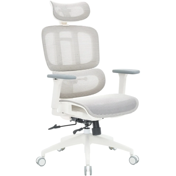 Купить Кресло офисное Officepro Skyline OC680-W-LG-LG White/Light Gray - фото 2
