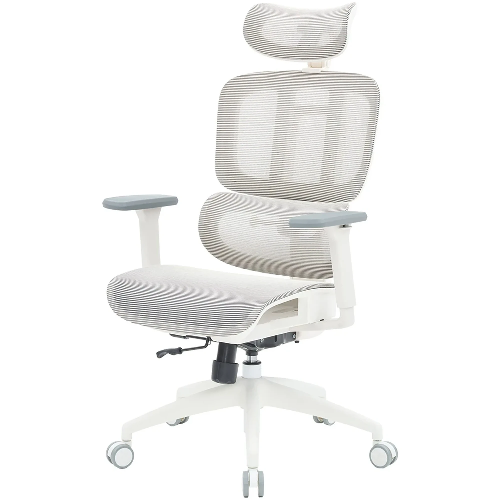 Купить Кресло офисное Officepro Skyline OC680-W-LG-LG White/Light Gray - фото 3