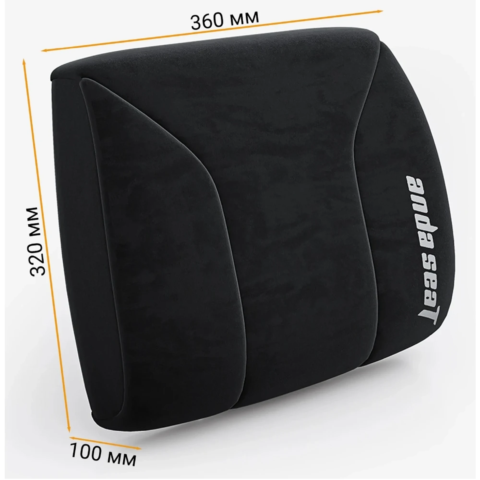 Купить Подушка для игрового кресла Anda Seat Novis Lumbar Pillow Black Size XL (AC-YZ-AD23XL-B-F-J) - фото 3