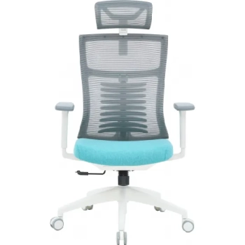 Купить Кресло офисное Officepro Balance OC550-W-DG-BL White/Dark Gray/Blue - фото 1