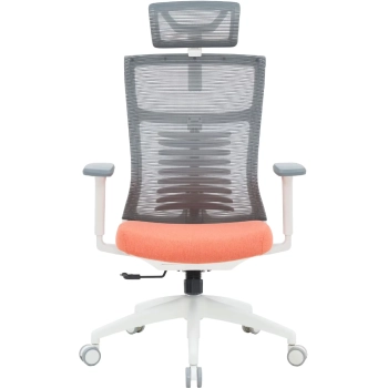 Купить Кресло офисное Officepro Balance OC550-W-DG-OR White/Dark Gray/Orange - фото 1